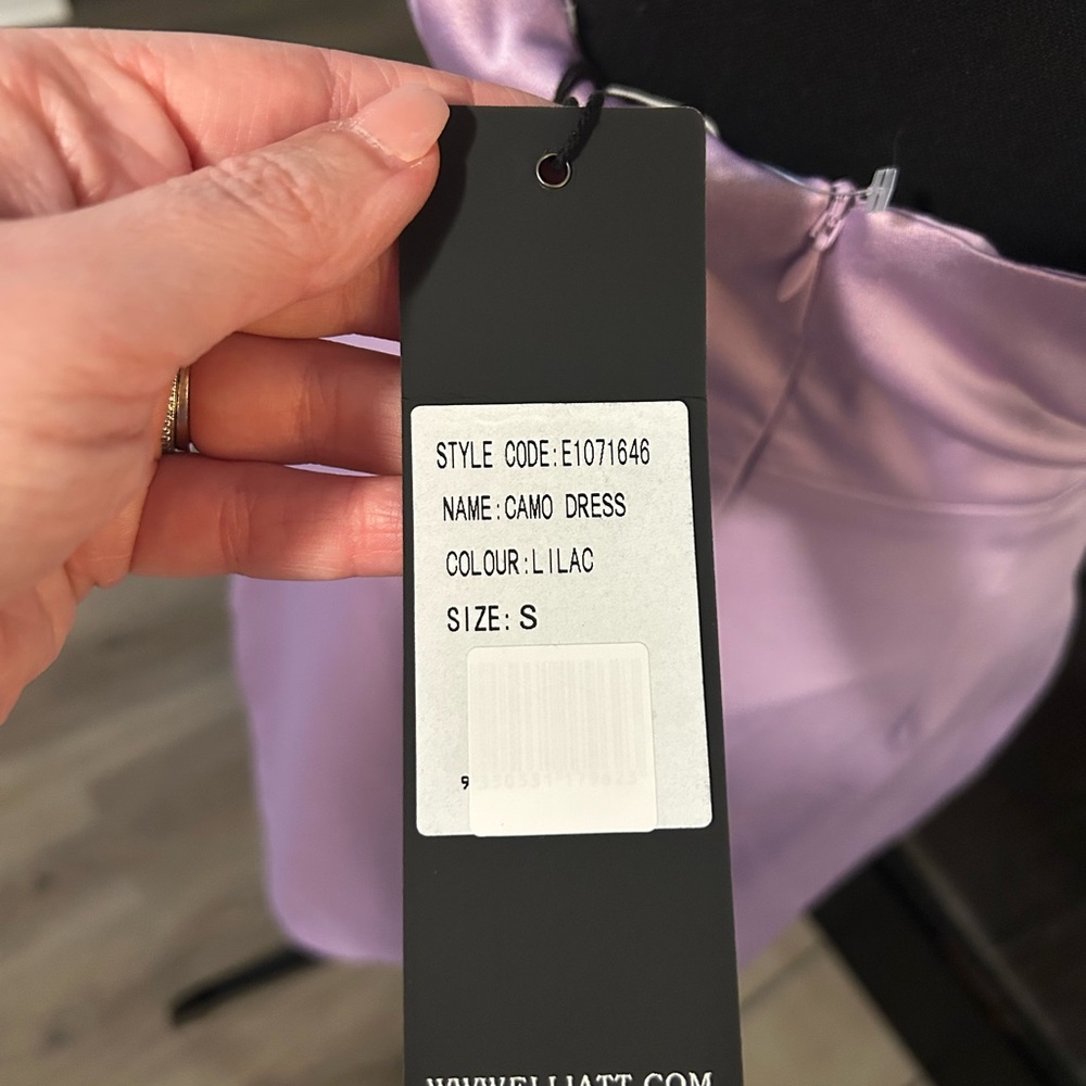 Elliatt Lilac Asymmetrical Summer Dress - Picture 4 of 6